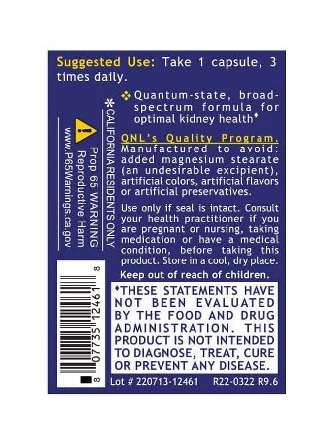 Quantum Nutrition Labs Kidney Support - Kidney Health Supplement, Kidney Support Supplement, Kidney Vitamins for Men and Women with Cranberry, Rhodiola Rosea, and Parsley - 60 Vegetarian Capsules - Image 4