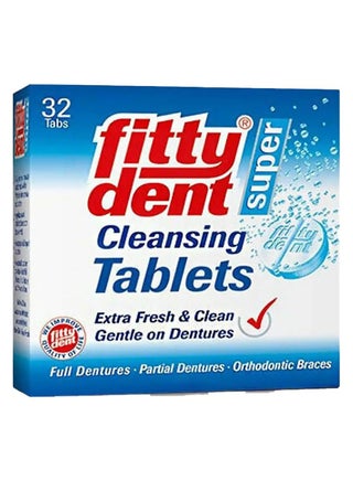 A package of denture cleaning tablets contains 32 tablets - pzsku/ZB2624C64969796F49AF2Z/45/_/1719320227/96b3aecc-d85a-47af-b125-a3671c0dacce