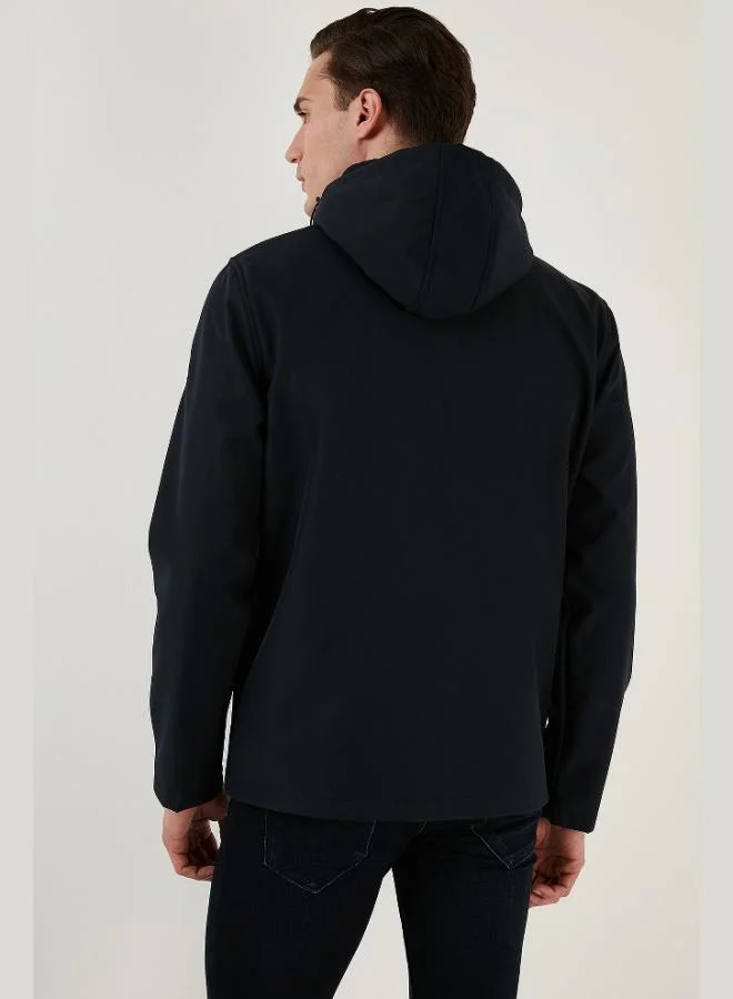 Buratti Buratti Waterproof and Windproof Hooded Softshell Jacket Men's Jacket 5855045