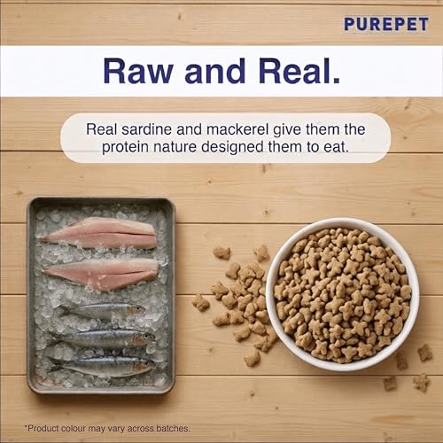 Purepet Adult Dry Cat Food 2.8kg | Ocean Fish Flavour | Taurine for Healthy Heart | Healthy Skin & Coat | Control Urinary pH | Hairball Protection | Prebiotic & Probiotic - Image 5