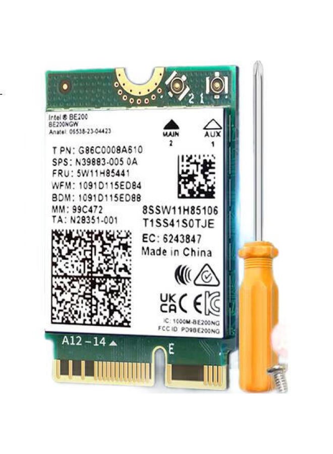 Wavlink Wl-Wn685Be3M Be200 Wireless Network Adapter, Intel Gigabit Gaming Wifi 7, Laptop Built-In Network Card Module, Wifi Receiver, Bluetooth 5.4 - Image 3