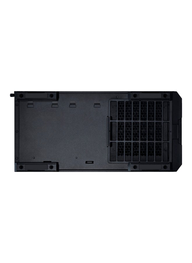 LANCOOL 207 Digital Mid-Tower ATX Case, Front-Mounted PSU, 6" LCD Touchscreen Display, 4 Pre-Installed PWM Fans, GPU Anti-Sag Bracket, 360mm Radiator Support, USB Type-C, Cable Management, Tempered Glass Side Panel, Black | LAN207DX