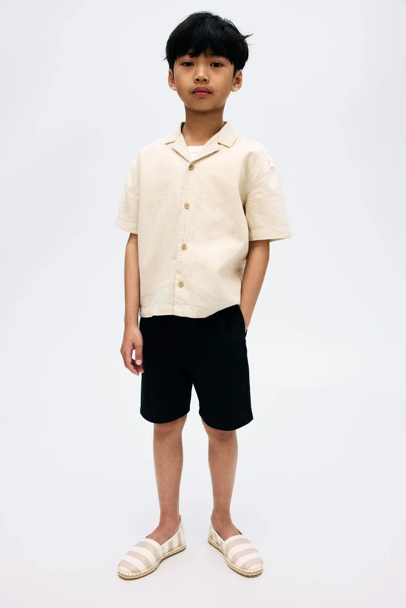 H&M Linen-blend resort shirt