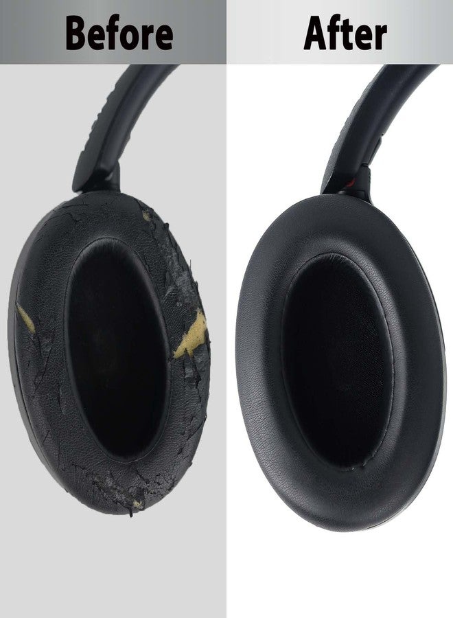 Adhiper WH-XB910N Replacement Earpads Ear Cushions with Net and Buckle,Noise Canceling Headset Cover Ear Pads Repair Parts for Sony WH-XB910N Over-Ear Wired&Wireless Headphone(Black) - Image 3