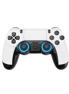 RedMapleTEK PS5 Wired Handle Macro Programming Button PS5SLIM Game Controller White  - Image 1