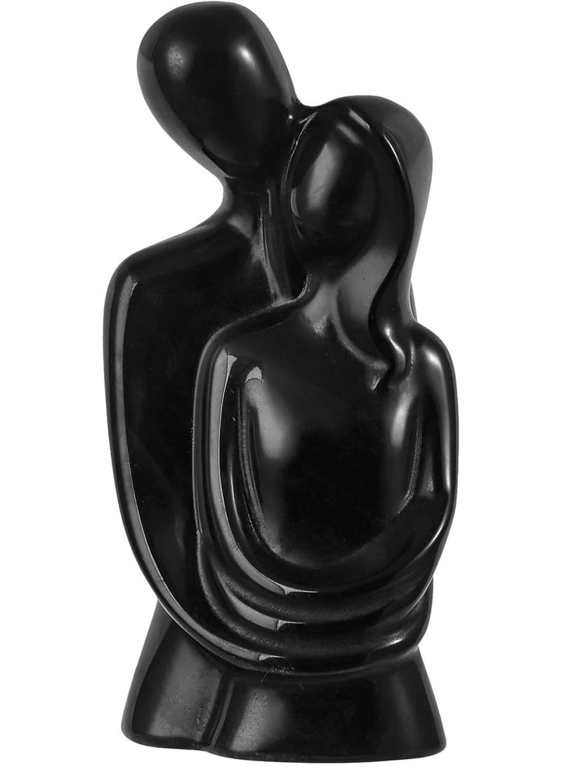 Couple Statue | "Thinking" Figurine Made Of Durable Resin | Small Home Decor Pieces For Living Room | Tabletop Art (Height 11 Cm) - Image 1
