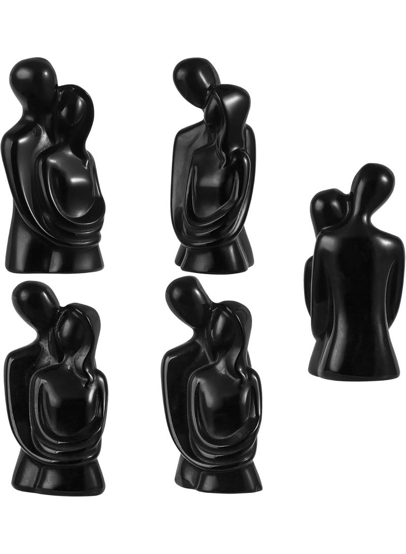 Couple Statue | "Thinking" Figurine Made Of Durable Resin | Small Home Decor Pieces For Living Room | Tabletop Art (Height 11 Cm) - Image 2