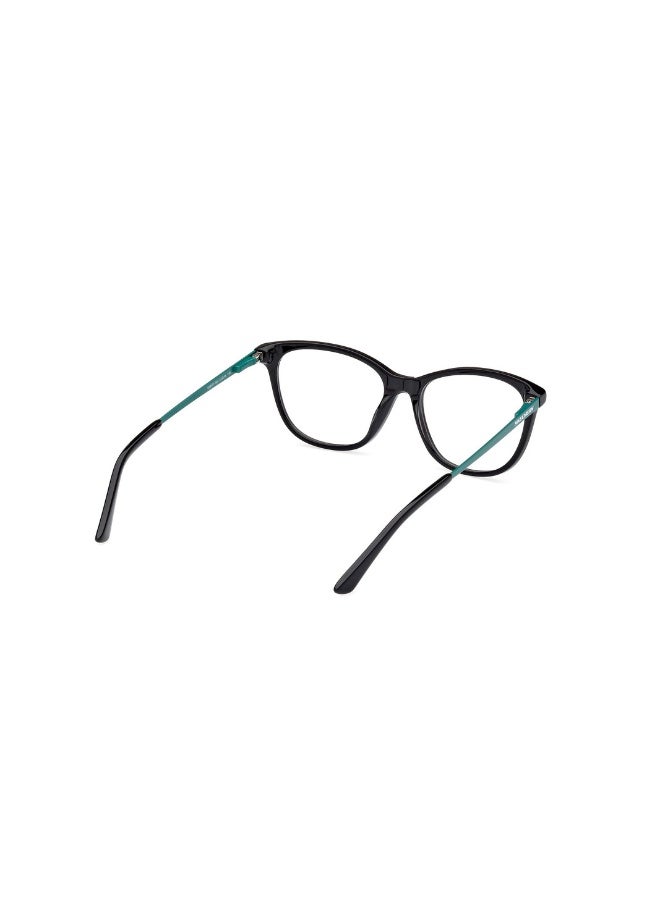 SKECHERS Se2227 Cat Acetate Frames For Women Size 51, Shiny Black - Image 5