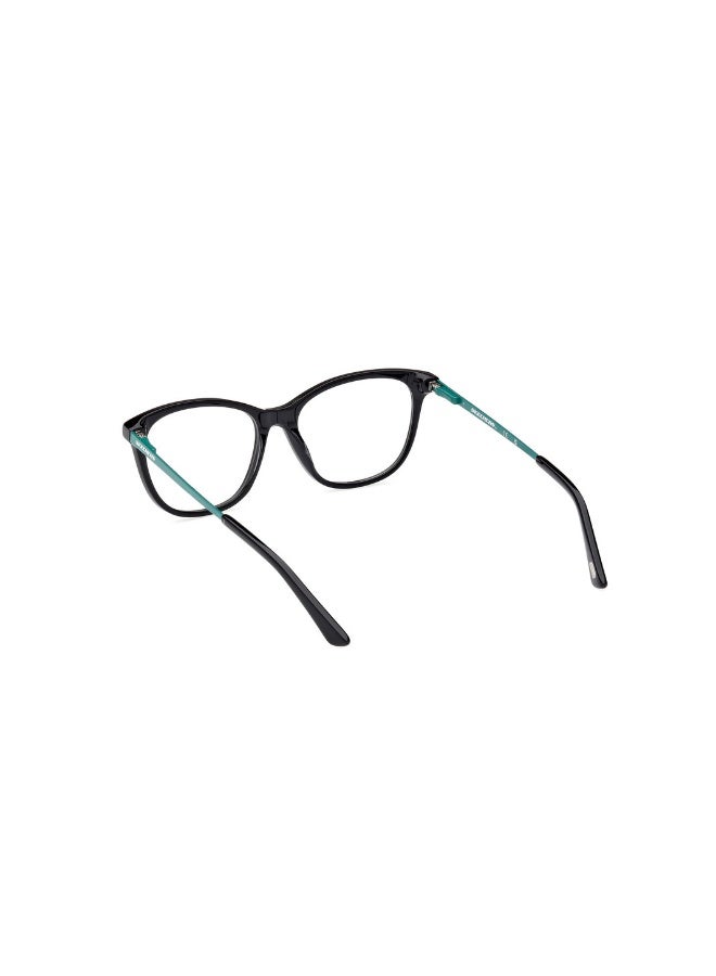 SKECHERS Se2227 Cat Acetate Frames For Women Size 51, Shiny Black - Image 3