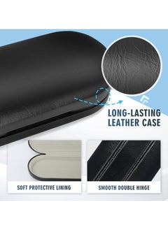 Oasisgalore 2-in-1 Contact Lens and Glasses Case with Mirror and Storage Kit for Travel (Black)  - Image 4