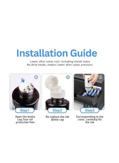 Terabyte 101 Ink Bottle for Epsn 101 for Epsn EceTank L4150/L4160 L4260 L4266 L6160 L6170 L6176 L6190 L6260 L6270 L6276 L6290 L14150  - Image 5