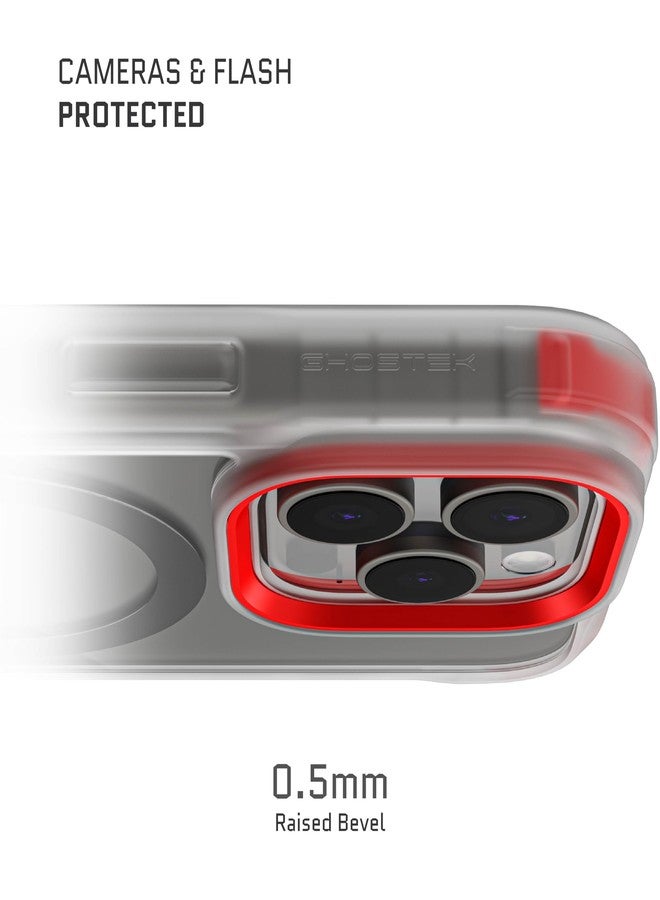 جوستك جراب Ghostek Covert الشفاف لهاتف iPhone 16 Pro - متوافق مع ملحقات MagSafe، مصنوع من السيليكون المقاوم للصدمات، غطاء هاتف بتصميم بسيط (6.3 بوصة، شفاف) - Image 3