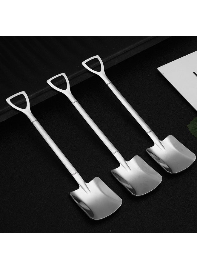 Stainless Steel Watermelon Spoon Spade Spoon Household Creative Dessert Watermelon Special Spoon Cute Spade Spoon-Specifications:Pointed  - Image 5