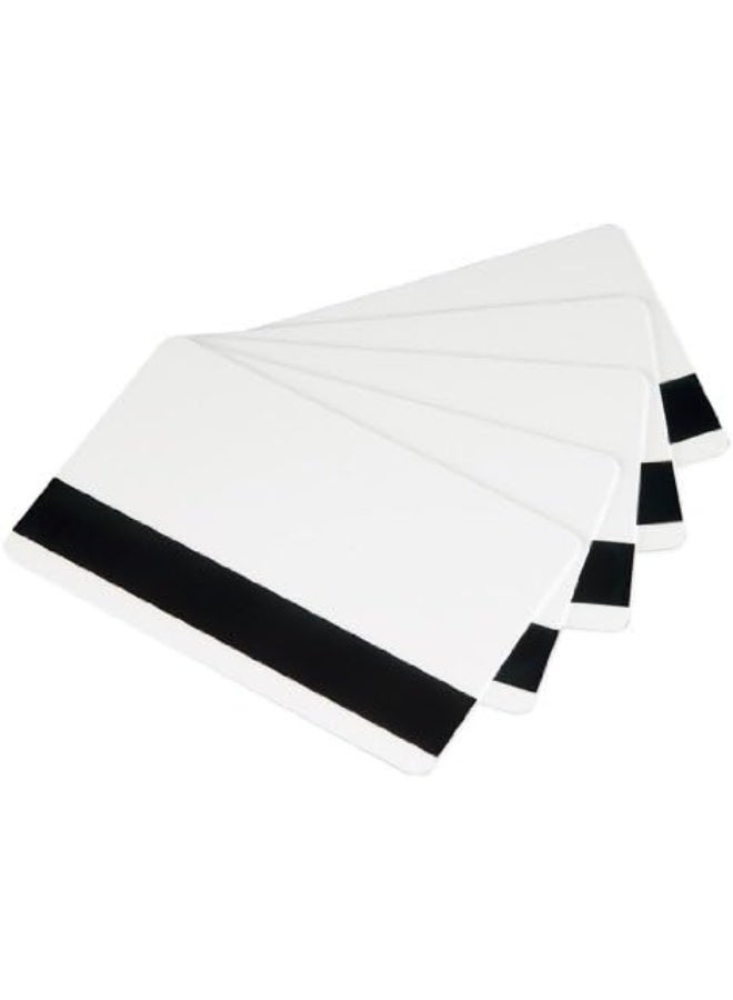 آي دي زون ID Zone CR80 30 Mil High Coercivity Mag Stripe PVC Cards - 500 Per Pack - Image 1