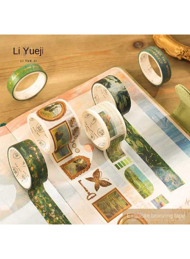 Bluejw | Oil Painting Hand Account Suit Gift Box High Color Value Book Simple Ins Student Hand Account Book Art Square Journal For Women - Image 3