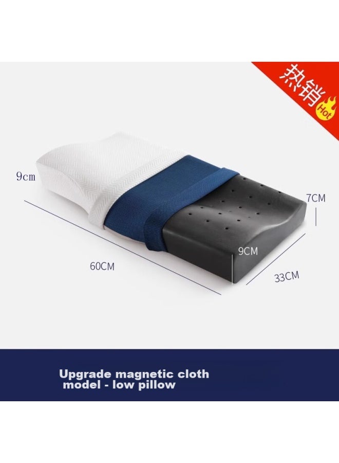 Jago Jiaoao Pillow Core, Slow Rebound Memory Foam Pillow, Adult Cervical Pillow, Memory Foam Bamboo Charcoal Magnetic Fabric Neck Pillow, Sleep-specific Care - Image 4