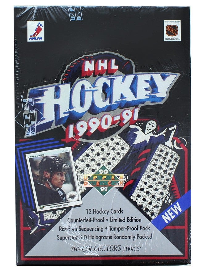 أبير ديك علبة شمع هوكي من إصدار NHL 1990-1991 من Upper Deck English Low # - Image 1