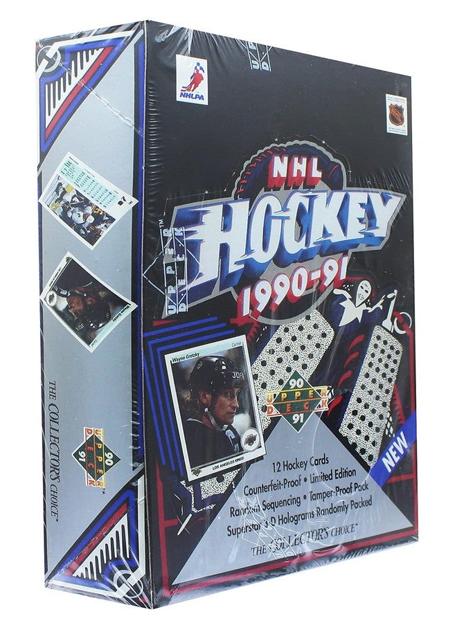 أبير ديك علبة شمع هوكي من إصدار NHL 1990-1991 من Upper Deck English Low # - Image 3