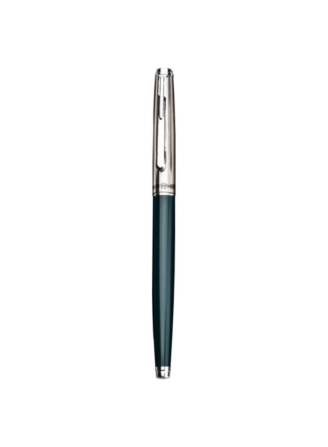 هيرو Hero Fountain Pen Classic 007، أسود مع سن مخفي، سن إيريديوم، قلم حبر، قلم طالب فردي، سن F - Image 3