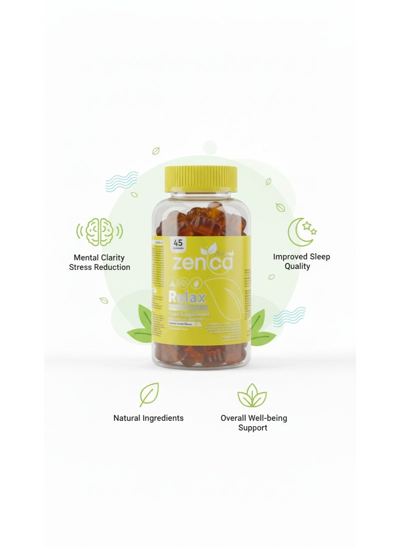 زينكا ناتشورالز ريلاكس – مكمل غذائي للاسترخاء والهدوء الذهني - Image 2
