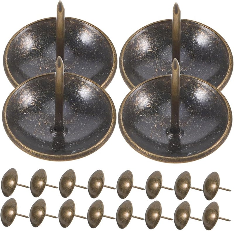 30 Pcs Heavy Duty Metal Thumb Tacks Decorative Push Pins for Upholstery Furniture - Image 2