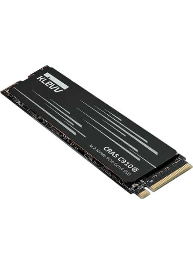 KLEVV CRAS C910G 1TB M.2 2280 NVMe PCIe Gen4x4 Laptop & Desktop Internal SSD Heatsink Included, up to 5000MB/s - Image 1