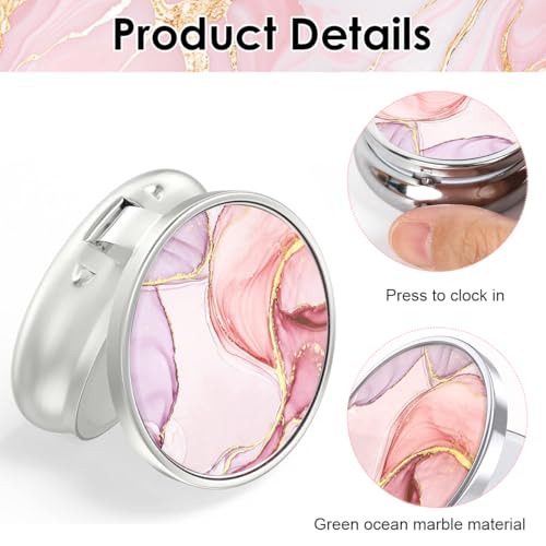 HANNEA® Pill Box, 3-Compartment Small Pill Box for Travel, Purse & Pocket, Portable Medicine Organizer for Vitamins, Medication, Fish Oil and Supplements, Pink - Image 3