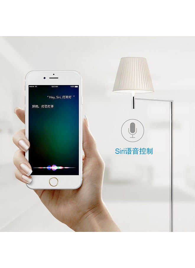 Generic - Koogeek Wi-Fi Enabled E27 8W Color Changing Dimmable Smart LED Bulb Works with Apple HomeKit Support Siri Home App Schedules Remote Control 16 Million Colors AC200-240V - Image 1