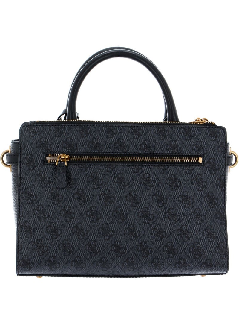 GUESS - Guess Ginevra Logo Elite Society Satchel, Satchel, Top Handle, Detachable Shoulder Strap, Women, One Size - Image 1