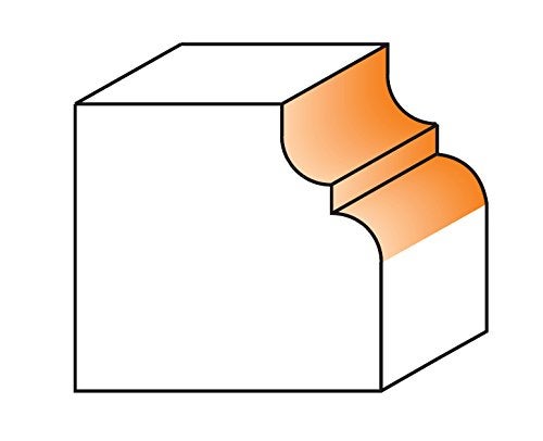 CMT ORANGE TOOLS CMT 844.287.11 Classical Ogee Bit, 1/4-Inch Shank, 5/32-Inch Radius, Carbide-Tipped - Image 2