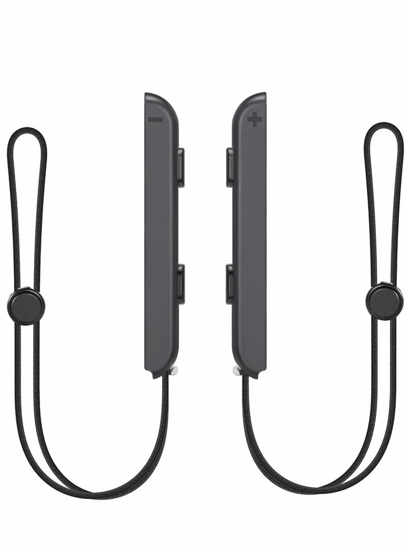 SYOSI Joysticks Wrist Strap, Strap for Switch Joycon, 2 Pack Replacement Parts Accessories for Switch Joy-Con Straps, Adjustable Tightness Straps for Switch Joycon, Accessory for Joy-Con Controller (Black) - Image 1