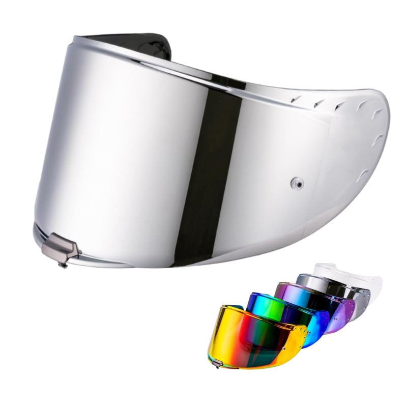 VCOROS Helmet Visor Shield For Challenger Full Face Helmet Shield Accessories Chrome Silver