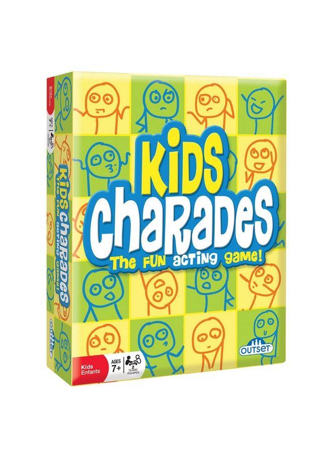 Outset Media Kids Charades Children'S Game Family Game Features 300 Charades Develops Critical Thinking Builds Imagination And Supports Creativity For 3 Or More Players Ages 8+ - Image 1