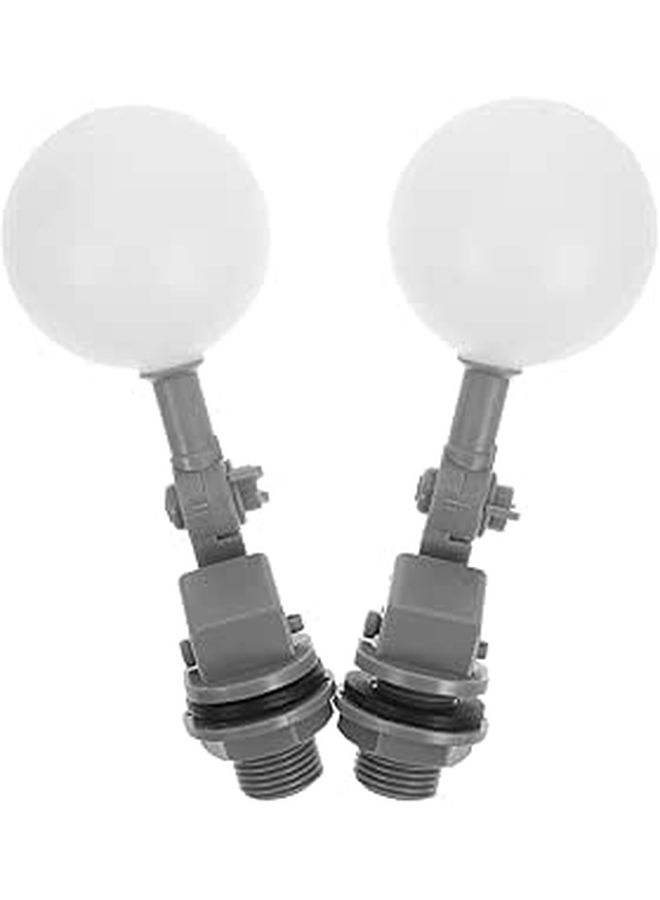 2 Pcs 1 2 Inch Plastic Float Valve Adjustable Water Level Control For Aquarium Tank - Image 1