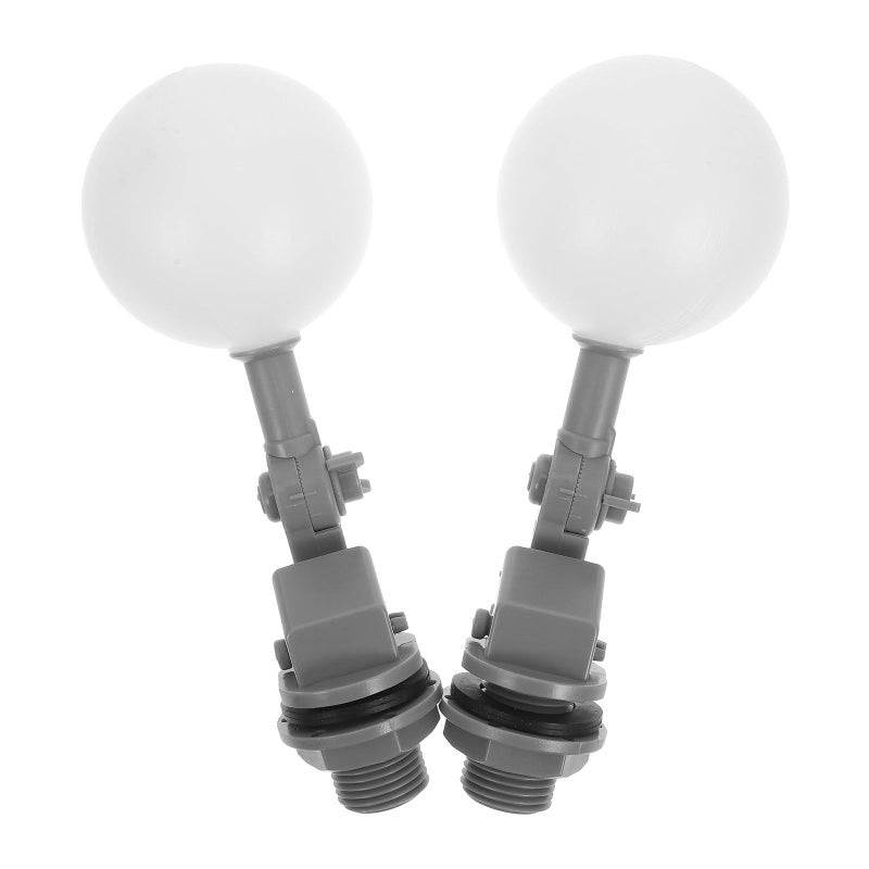 2 Pcs 1 2 Inch Plastic Float Valve Adjustable Water Level Control For Aquarium Tank - Image 2