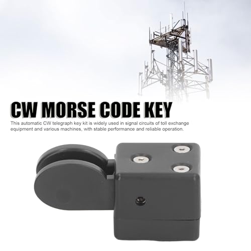 Depisuta CW Morse Code Keys, CW Key Automatic Morse, Radio HAM Send Telegram Double Paddle Morse Code Key for Radio Experiment 3.5 Channel Output Morse Code Keyer Radio - Image 2