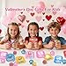 OCHIDO 24 Pack Valentines Day Cards for Kids with Slime Stretchy Squeeze Balls Valentines Day Gifts for Kids School Classroom Exchange Valentines Day Party Favors Prizes for Boys Girls - Image 4