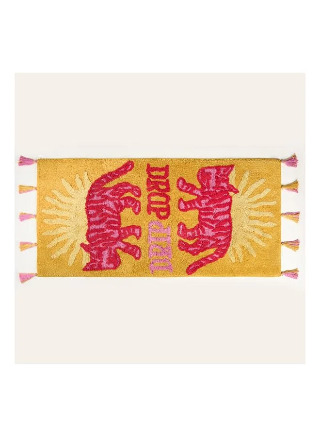 Punjab Yellow Bath Mat 60x120 cm.