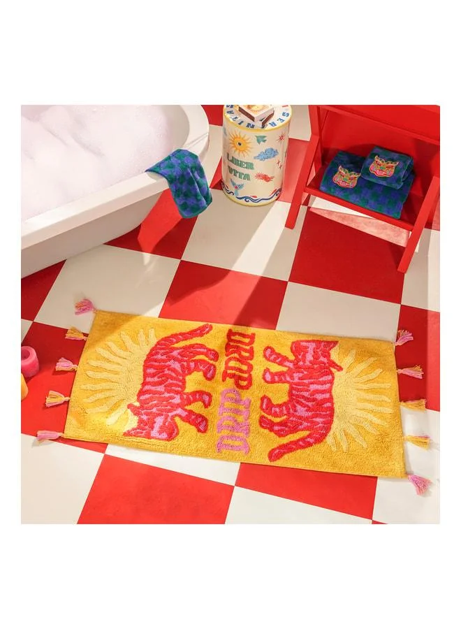 Zsa Zsa Zsu Punjab Yellow Bath Mat 60x120 cm.