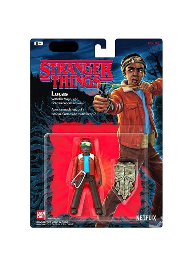 Bandai - Bandai Stranger Things Lucas 4 Inch Figure - Image 1