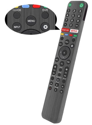 RMF-TX500U Universal Remote Control for Sony Smart TV Bluetooth Remote All Sony Bravia LED OLED LCD 4K UHD HDTV HDR Android TV, with Google Play, Netflix Button - pzsku/ZB2642DAD3B626B18D3BDZ/45/_/1686831689/78db782f-1a25-49bb-9982-4f1227dfb13f