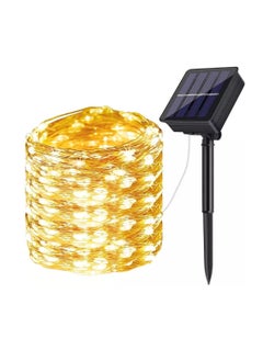 Solar Powered Fairy String Lights Warm White 10 Meter 100 LED Light Waterproof Light Ramadan Light For Ramadan Decoration