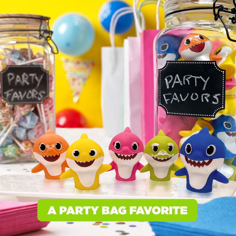 ginsey Nickelodeon Baby Shark 10 Pc Finger Puppet Set - Party Favors, Educational Story Time, Floating Pool & Beach Toys - Image 3