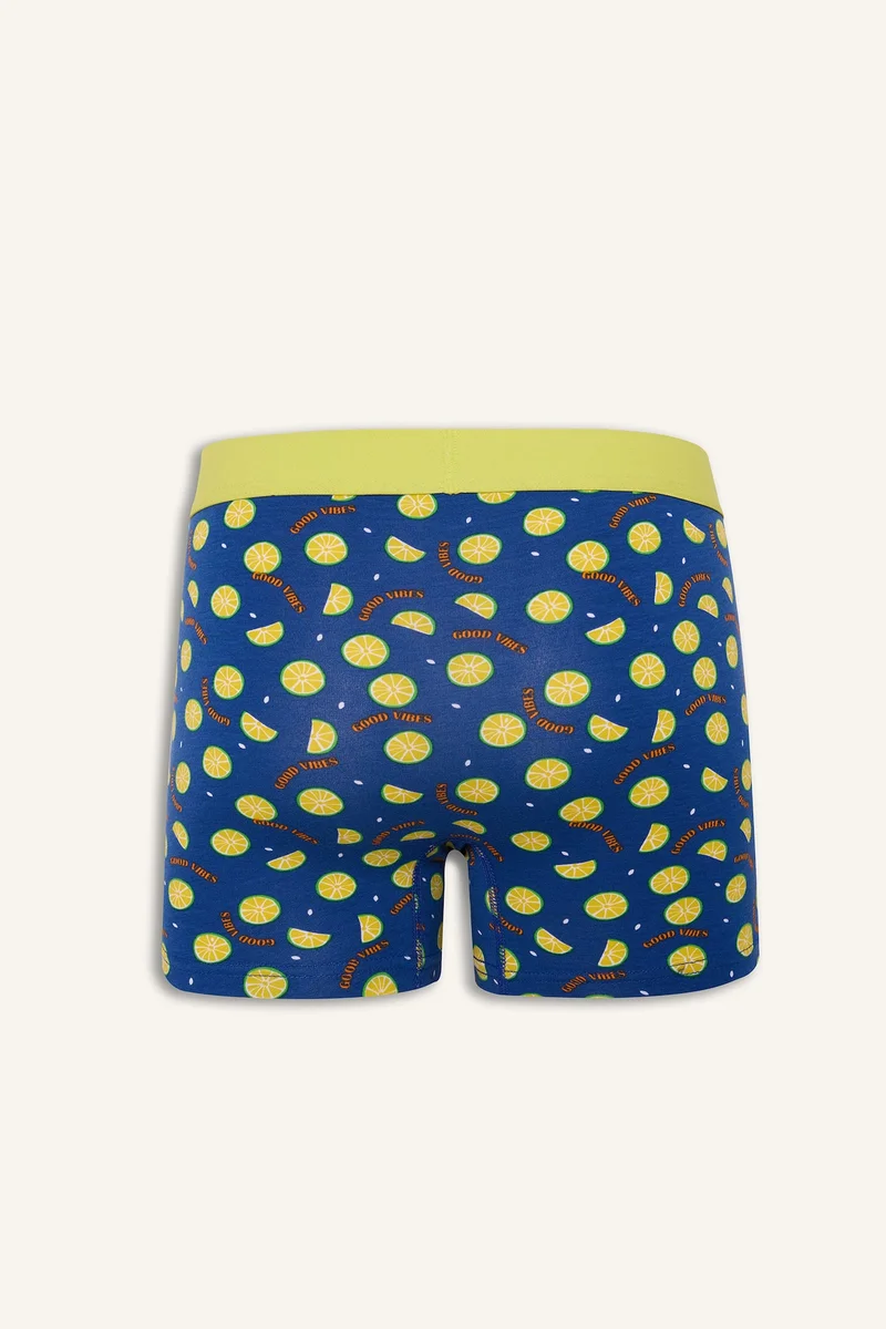 Defacto  Regular Fit Fruit Printed 3 Piece Boxers for Men | Best Price UAE