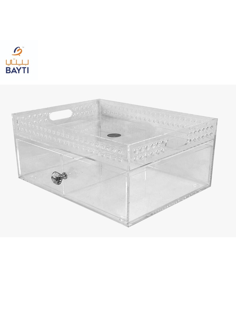 Bayti H.H. Strudel BAD 58 Drawer for Cups & Dallah Clear - Image 1