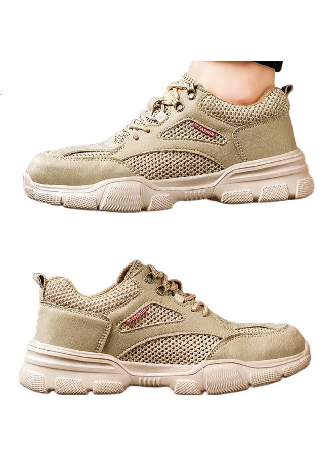 Old housekeeper Laoguanjia Safety Shoes For Men, Summer Breathable, Steel Toe Cap, Puncture-Resistant, Lightweight Work Shoes, 359, Size 42 - Image 3