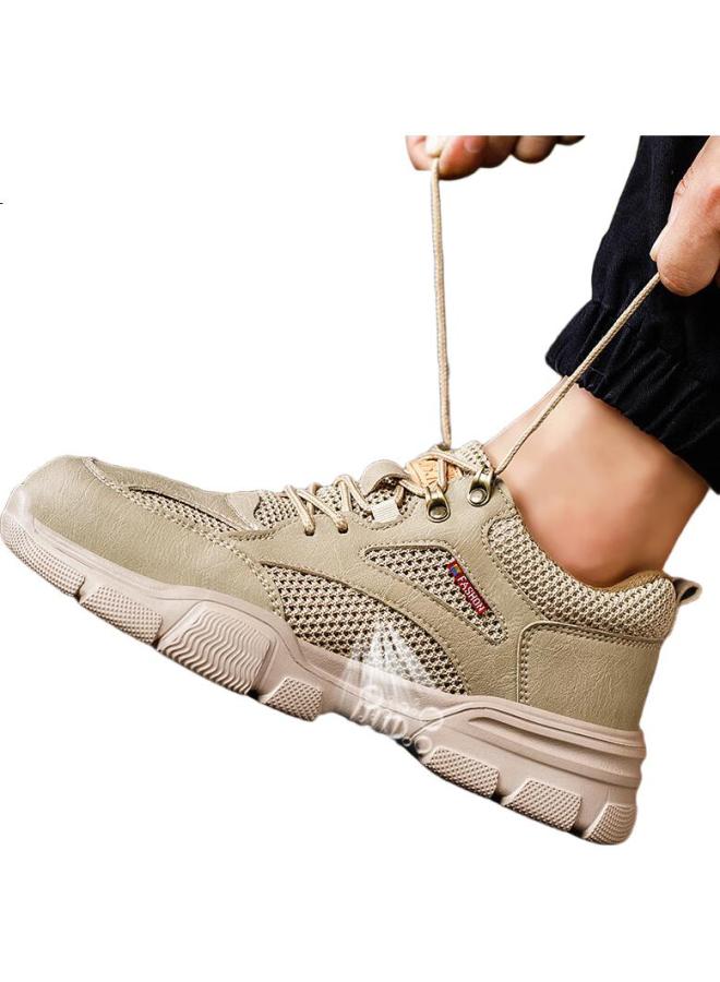 Old housekeeper Laoguanjia Safety Shoes For Men, Summer Breathable, Steel Toe Cap, Puncture-Resistant, Lightweight Work Shoes, 359, Size 42 - Image 2