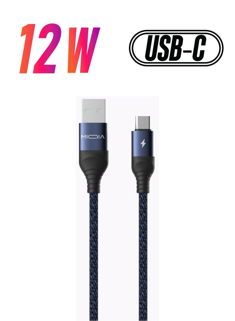 ميقيا MC-28 كابل شحن فائق 2.4 أمبير من النوع C باللون الأسود - Image 1