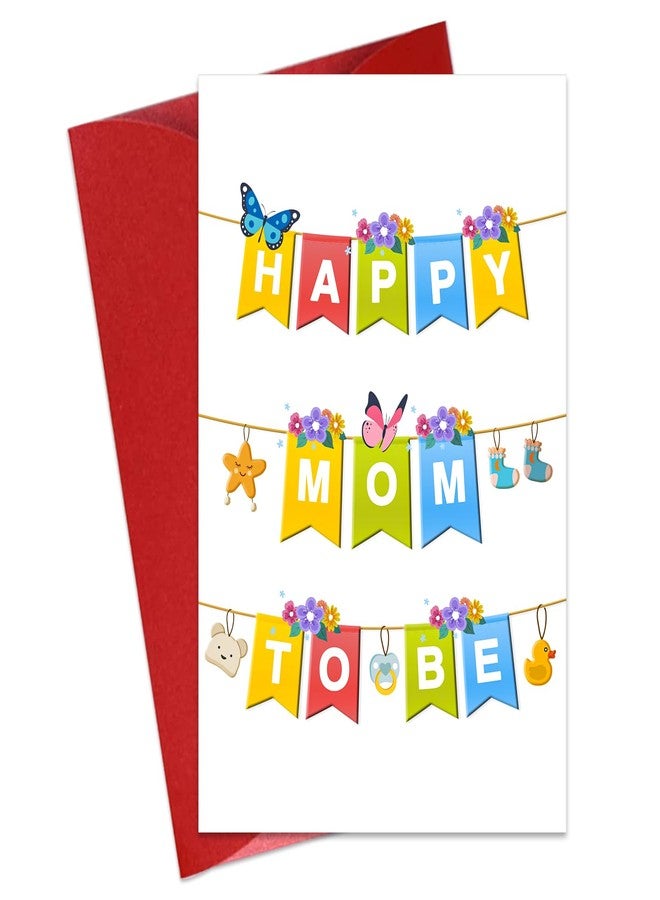 JUESMOS First Mother's Day Card for Mom from Baby Bump Happy First Mothers Day Gift for Mom to be New Mom First Time Mom 1st Mother’s Day Card with Envelope Pregnancy Gift Mothers Day Card for Wife - Image 1