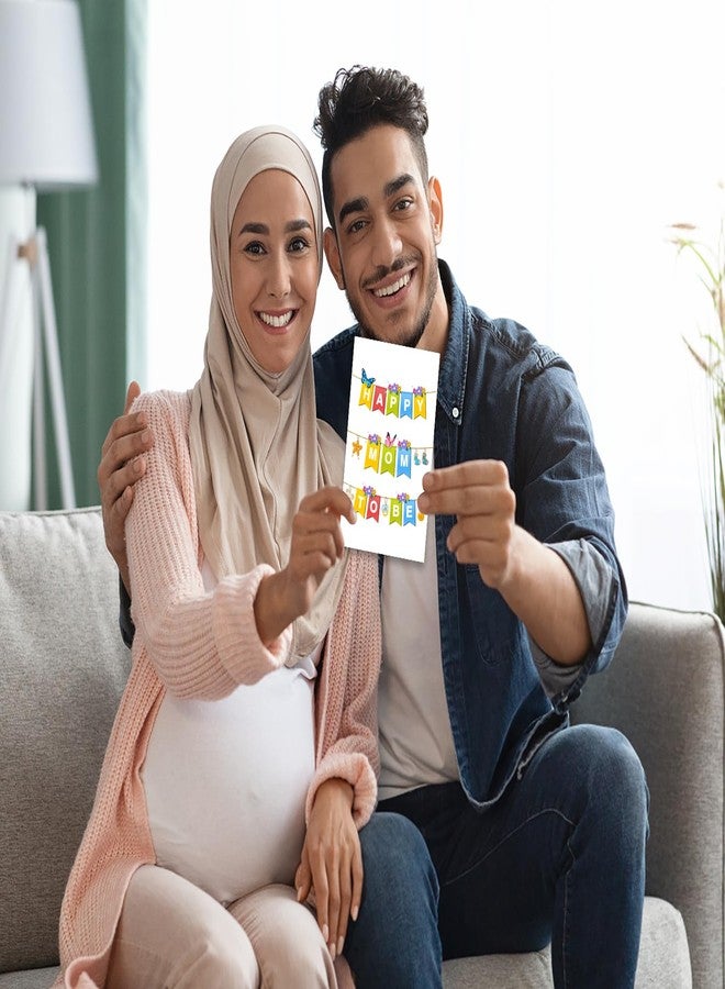 JUESMOS First Mother's Day Card for Mom from Baby Bump Happy First Mothers Day Gift for Mom to be New Mom First Time Mom 1st Mother’s Day Card with Envelope Pregnancy Gift Mothers Day Card for Wife - Image 4